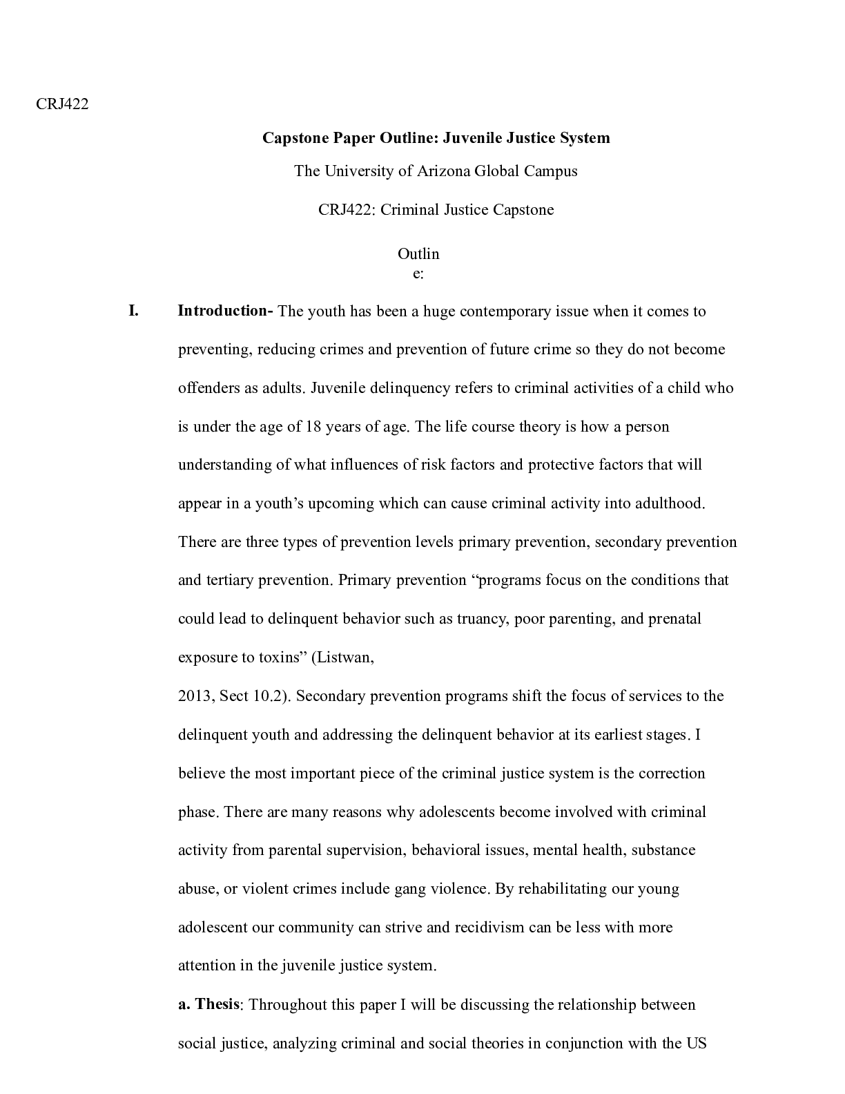 Preview image of Capstone Paper Outline.docx document